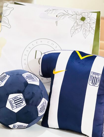 Combo Blanquiazul De Pelota Y Camiseta De Alianza Lima