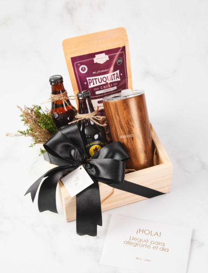 Giftbox Beer con Vaso Personalizado