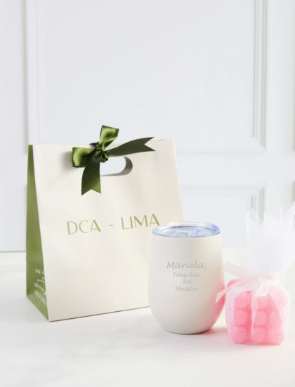 Regalo Petit Con Térmico Crema- DÍA DEL MAESTRO