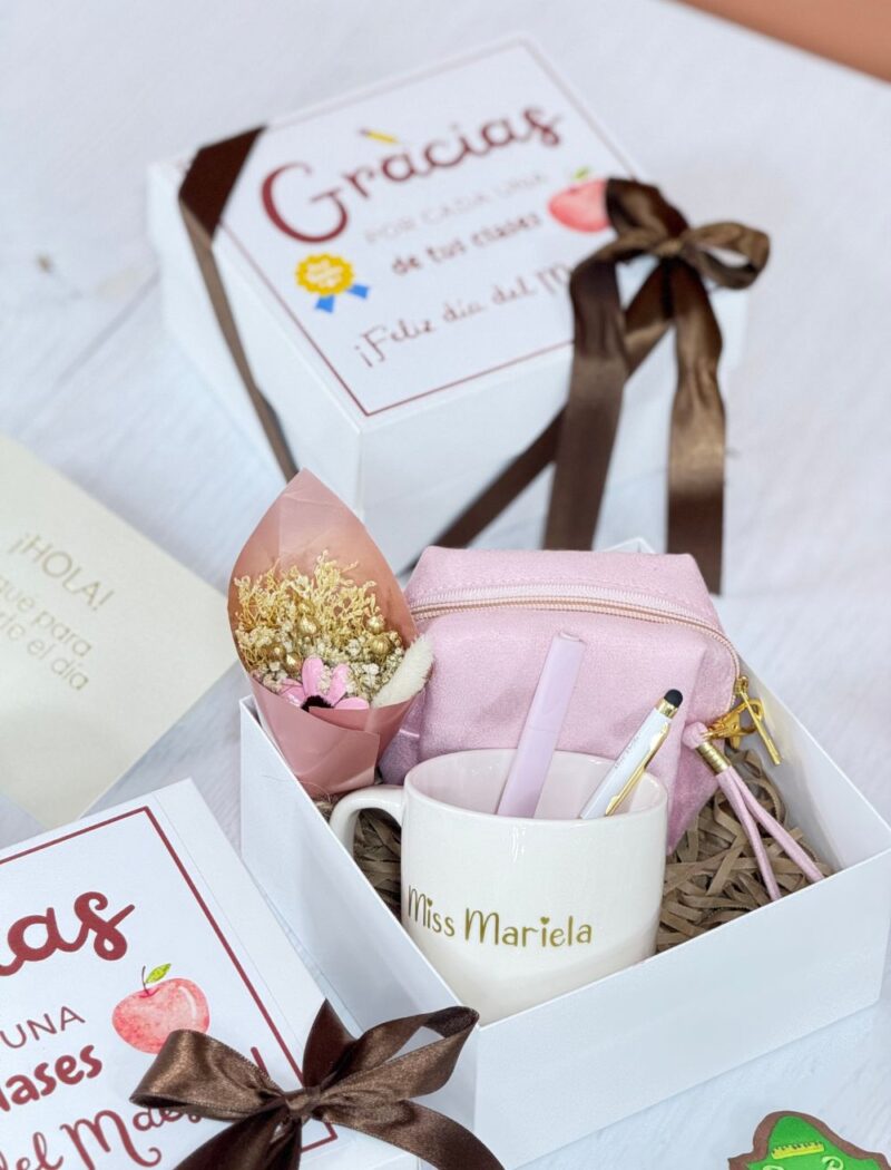 GIFTBOX Detalles con Flores – DÍA DEL MAESTRO