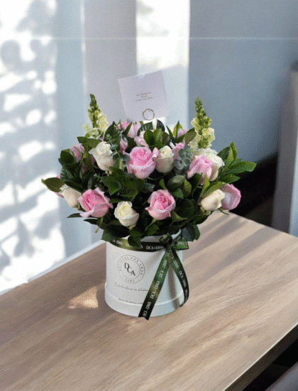 BOX FLORAL 30 ROSAS
