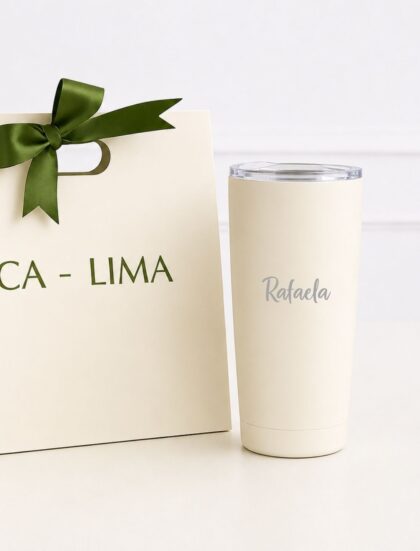 VASO TÉRMICO 600ML CREMA