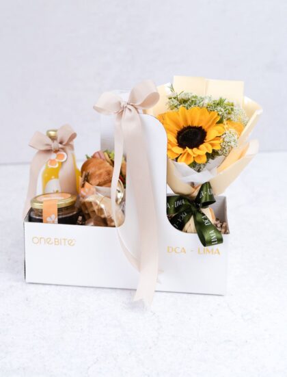 SPRING BOX - BRUNCH FLORES AMARILLAS