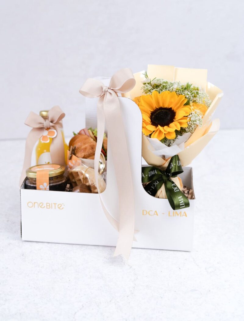 SPRING BOX - BRUNCH FLORES AMARILLAS