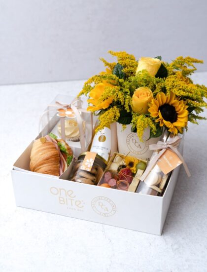 BLOOM BOX - BRUNCH FLORES AMARILLAS