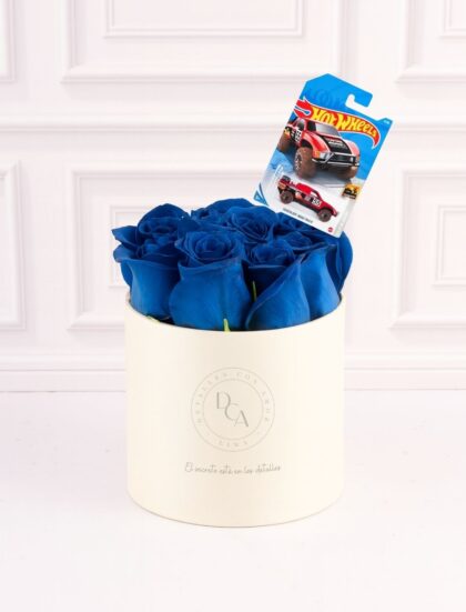 BOX PETIT ROSAS AZULES NOVIO