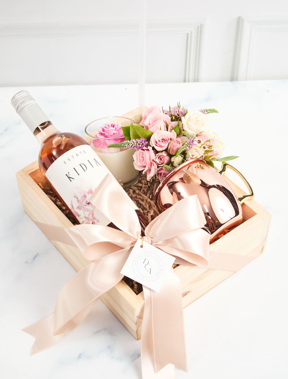 BOX BRIDE TO BE CON VINO