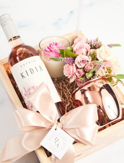 BOX BRIDE TO BE CON VINO