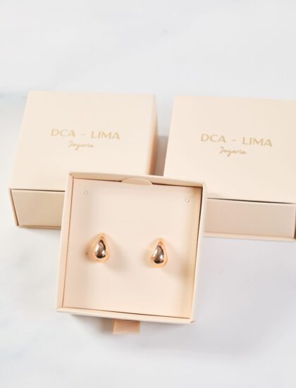 ARETES GOTA DORADA