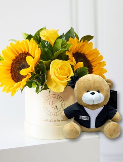 PACK BOX PETIT GIRASOLES + OSITO