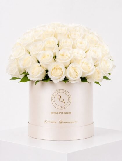 BOX ROSAS BLANCAS PENELOPE